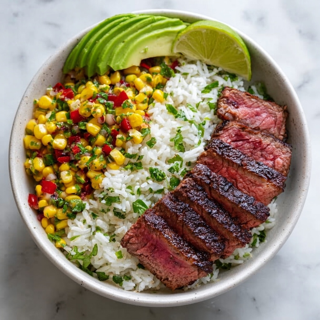 Cilantro Lime Steak Bowls Recipe - Recipe Image