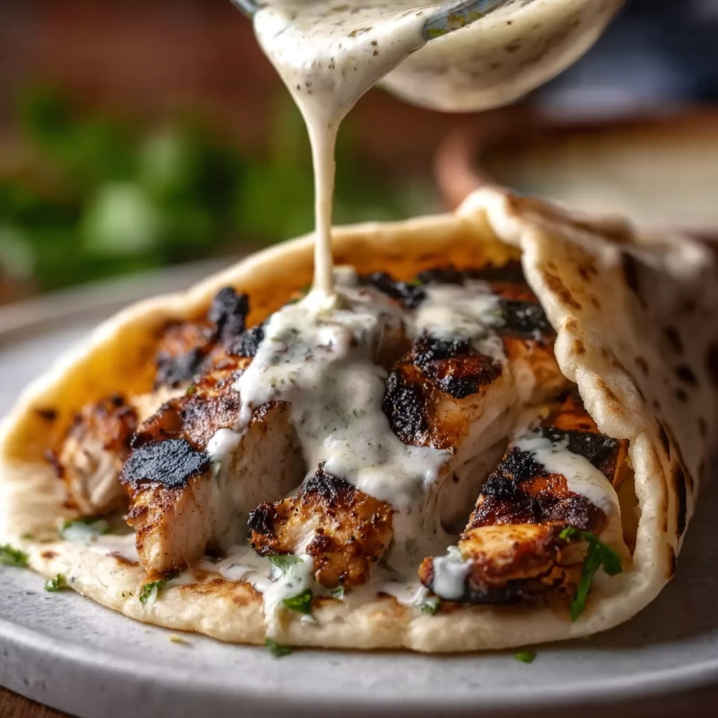 Chicken Shawarma with Garlic Sauce Recipe - Recipe Image