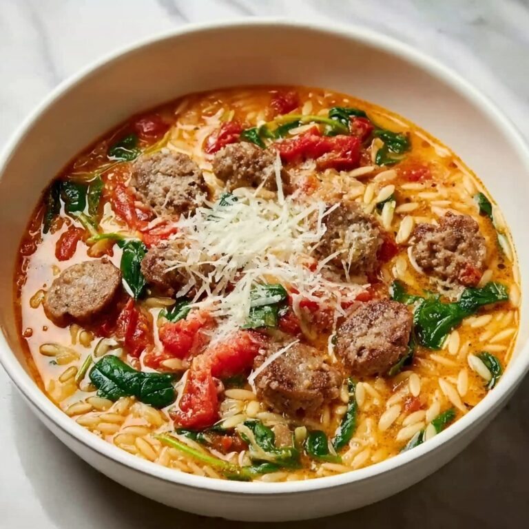 Marry Me Sausage Orzo Soup Recipe