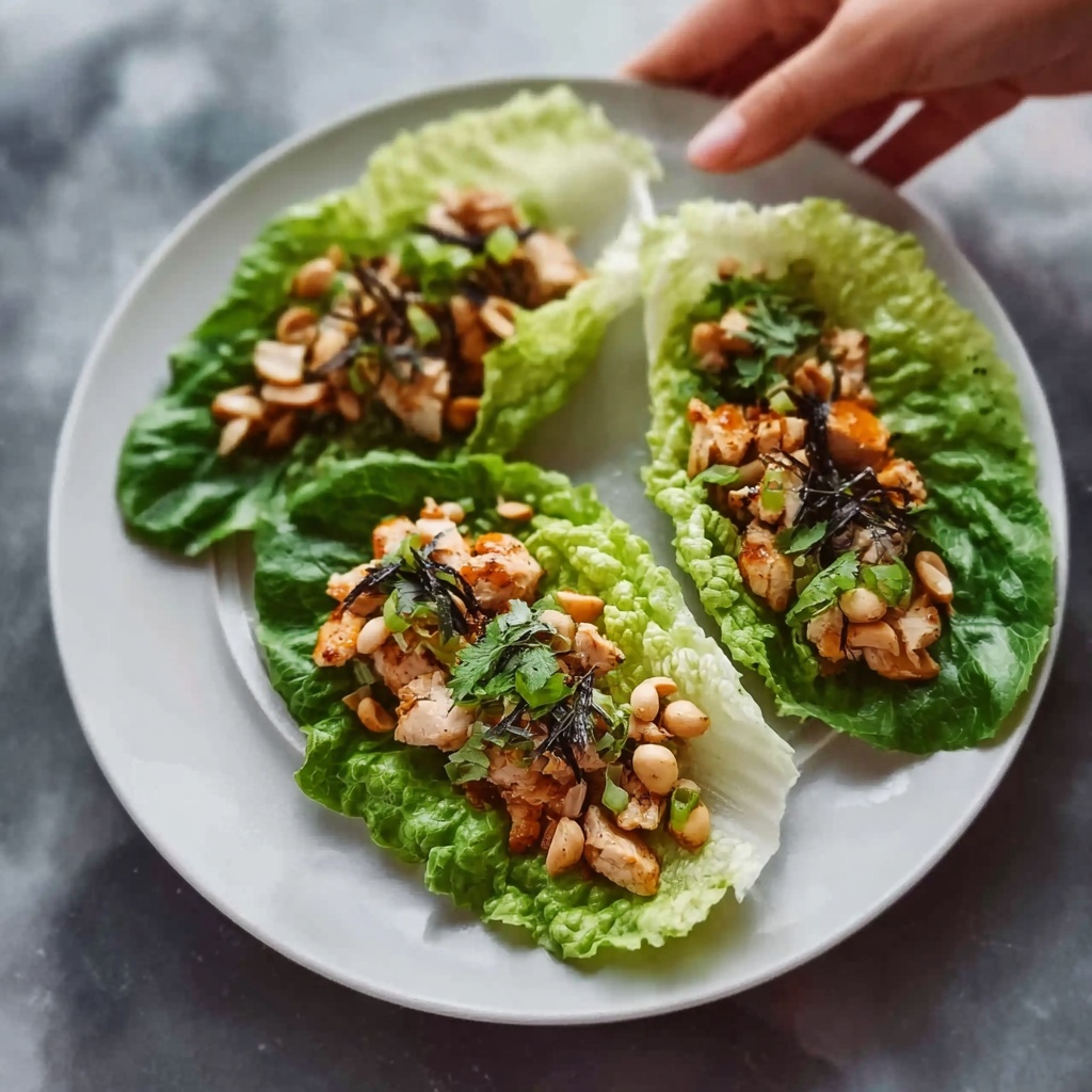 Thai Sweet Chili Chicken Lettuce Wraps Recipe - Recipe Image