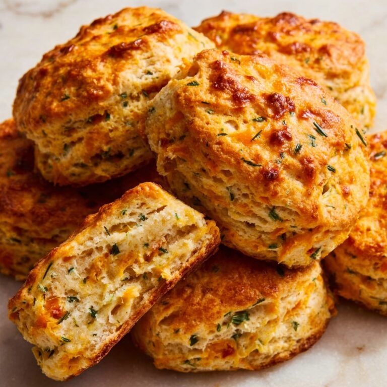 Cheddar Ham Protein Biscuits Recipe