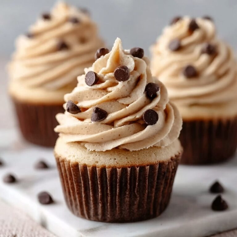 Chocolate Chip Cookie Dough Cupcakes Recipe