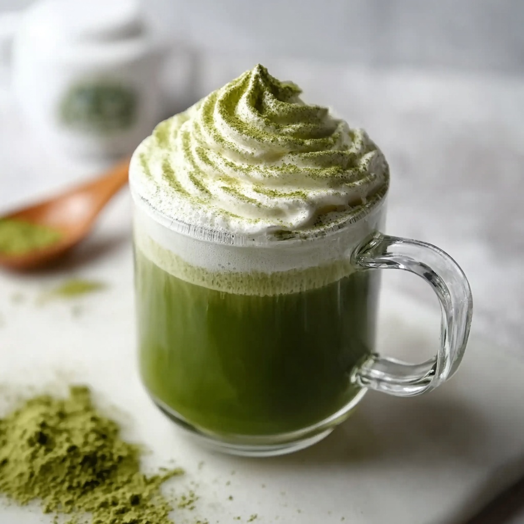 Matcha White Hot Chocolate Recipe - Recipe Image