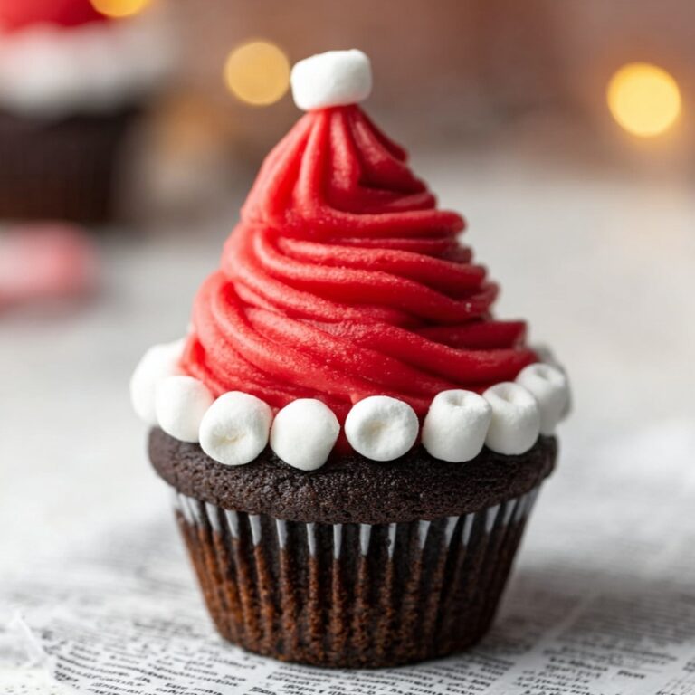 Santa Hat Cupcakes Recipe