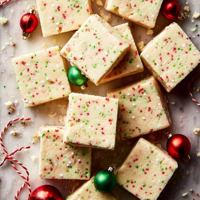 Christmas Shortbread Cookie Bites Recipe