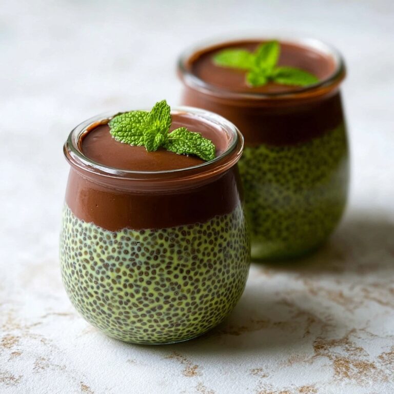 Matcha Mint Chocolate Chia Pudding Recipe