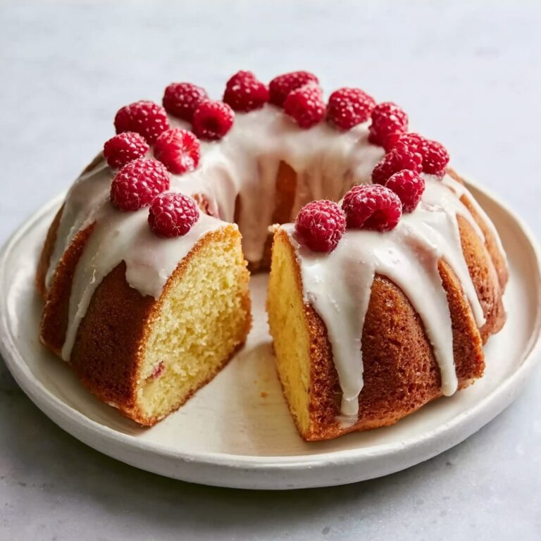 White Chocolate Raspberry Bundt Cake Recipe
