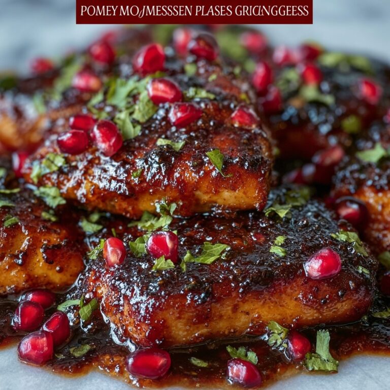Pomegranate Molasses Chicken Recipe