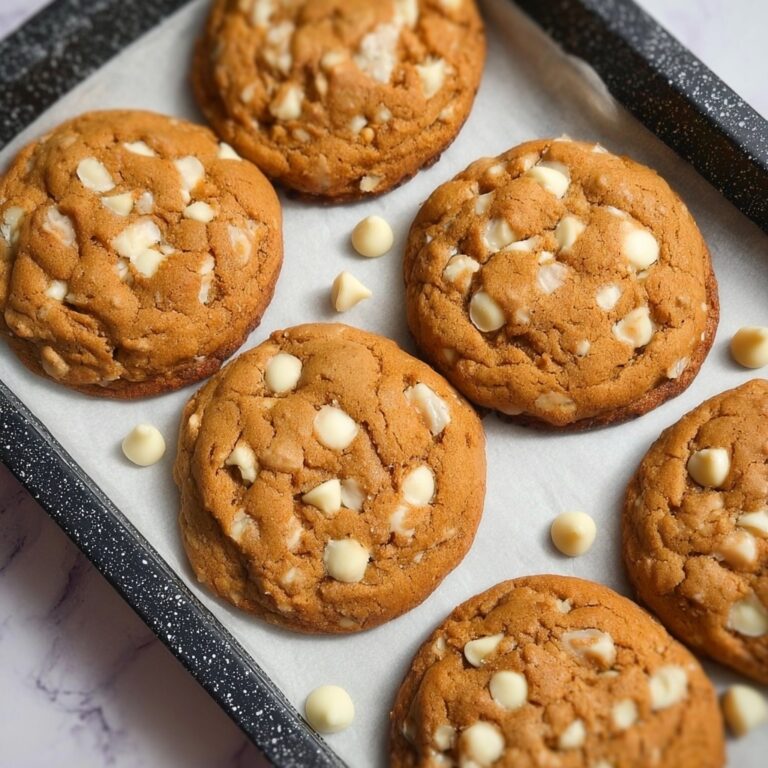 Gingerbread White Chocolate Chip Cookies Recipe