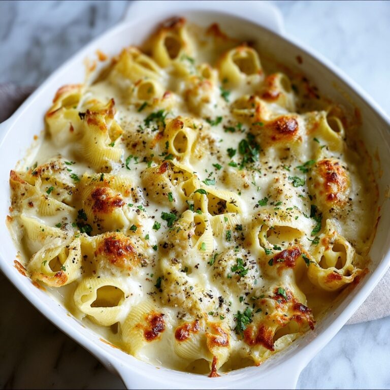 Delicious Alfredo Tortellini Bake in 35 Minutes Recipe