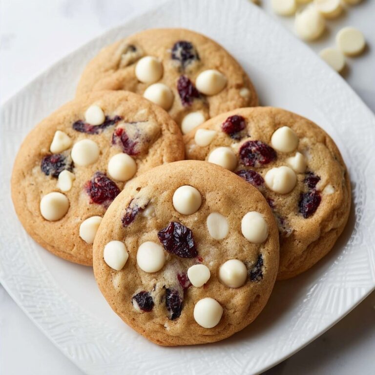 Cranberry White Chocolate Chip Cookies Recipe