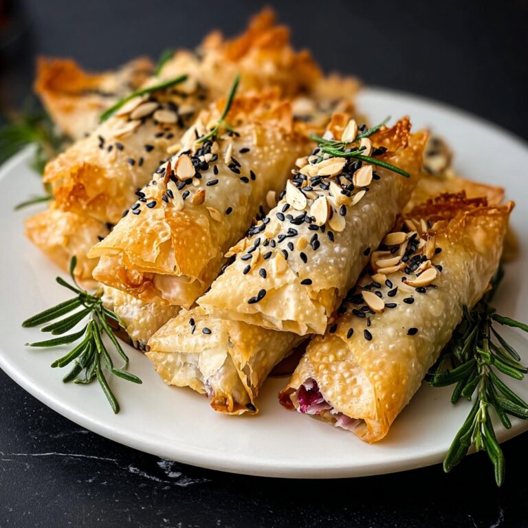 Cranberry Brie Filo Crackers Recipe
