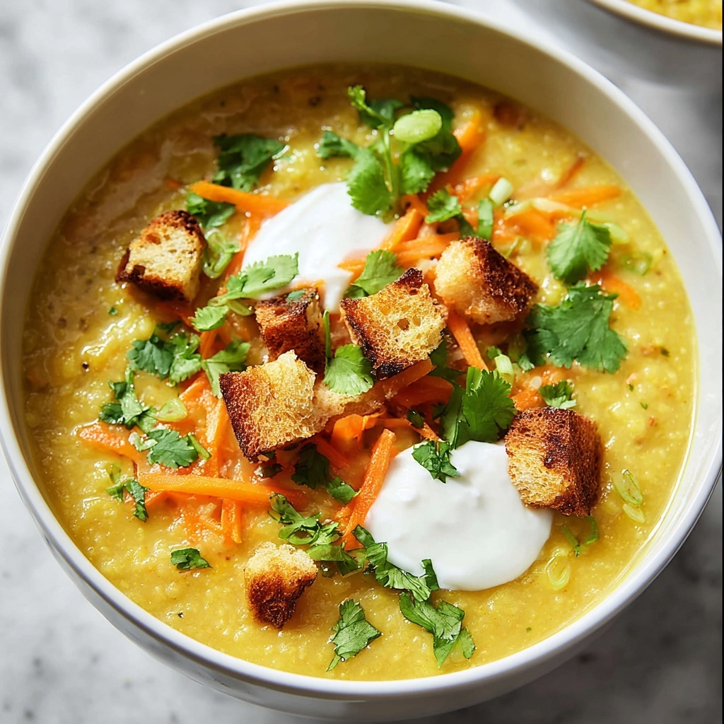 Creamy Mulligatawny Soup with Chicken and Curry Recipe - Recipe Image