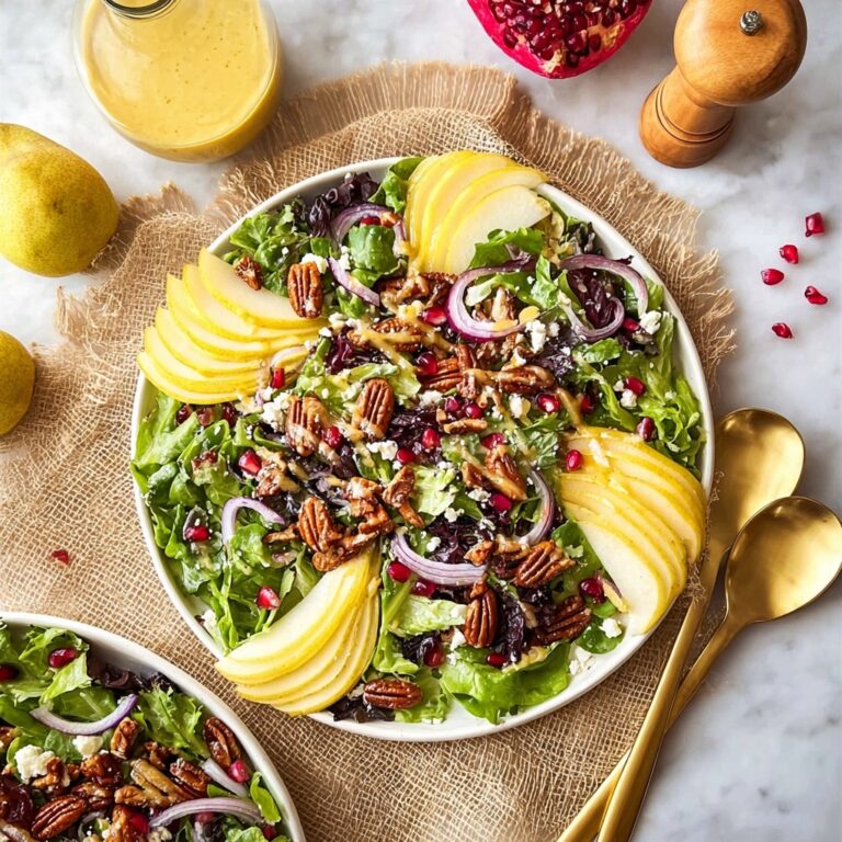 Pear Pomegranate Salad Recipe