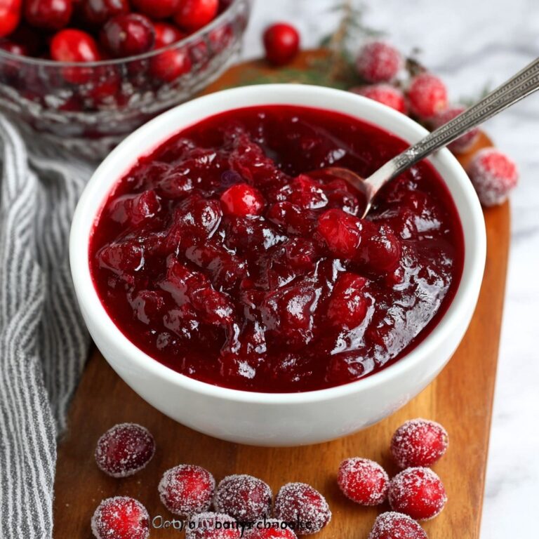 Cranberry Sauce Recipe