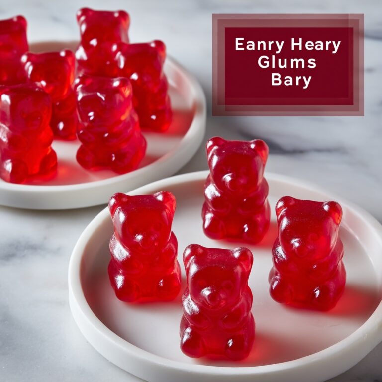 Homemade Healthy Strawberry Gummy Bears Recipe