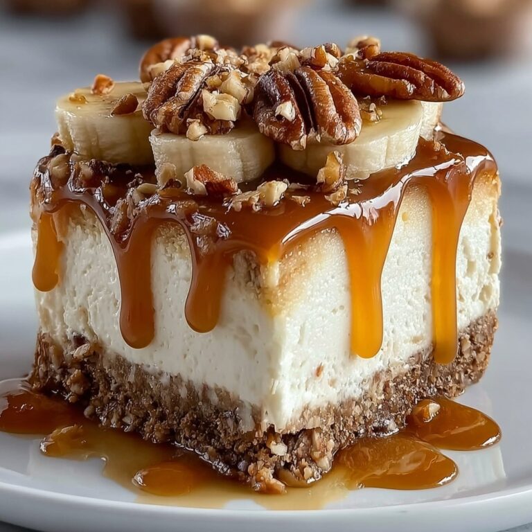 Banana Caramel Nut Cheesecake Recipe