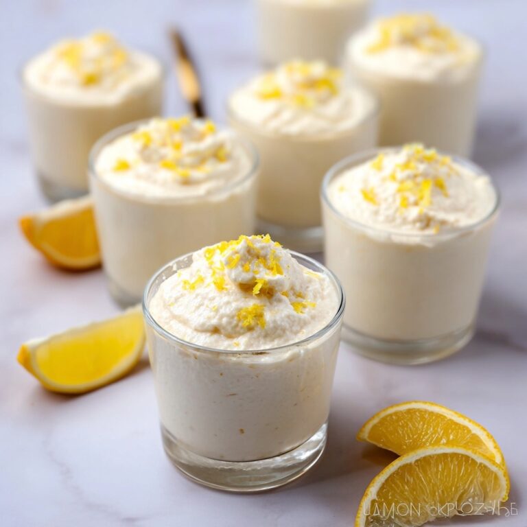 Easy Cottage Cheese Lemon Mousse Recipe