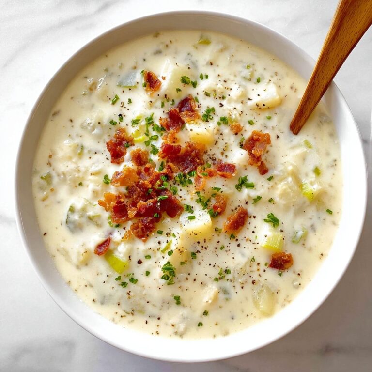 Creamy Clam Chowder with Bacon and Potatoes Recipe