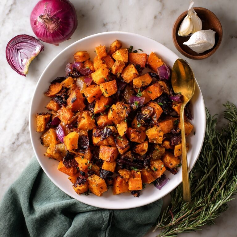 Roasted Butternut Squash & Sweet Potatoes With Rosemary Recipe