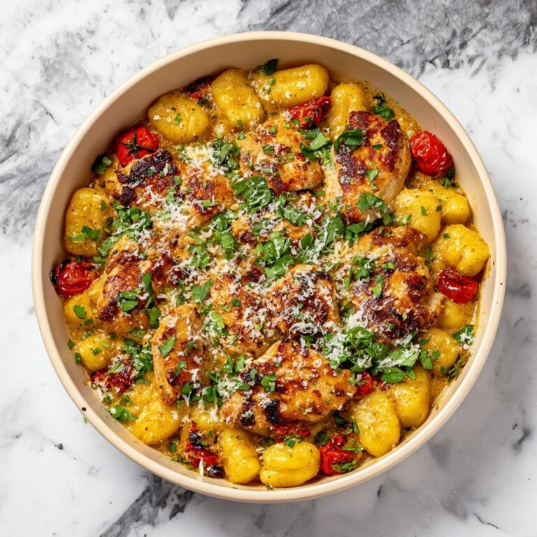 Garlic Chicken Gnocchi Skillet A Minute Wonder Recipe