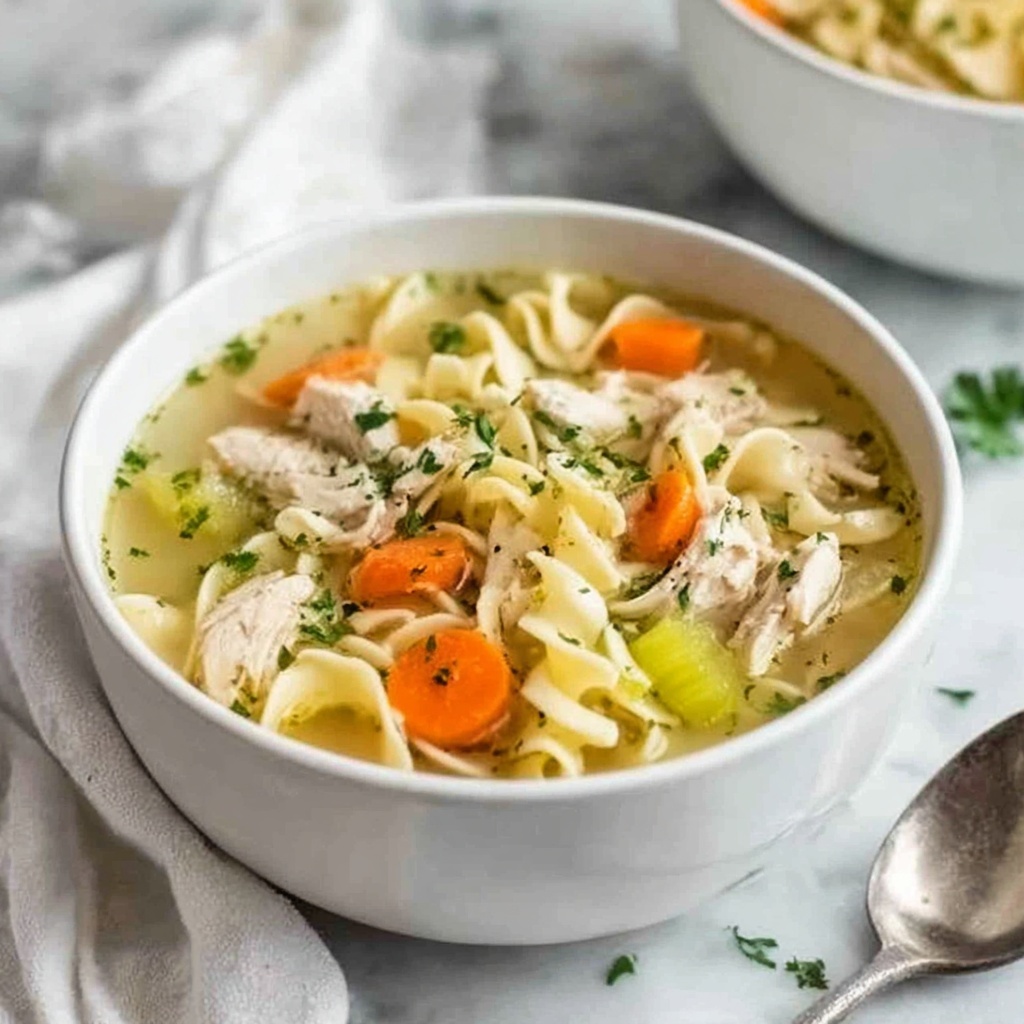 Easy Chicken Noodle Soup Recipe - Recipe Image