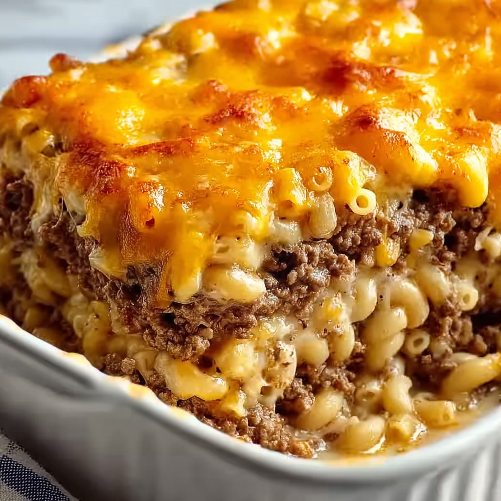 Cheesy Baked Mac and Cheese Casserole Recipe - Recipe Image