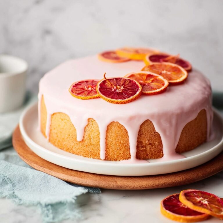 Blood Orange Cake with Blood Orange Curd and Buttercream Recipe