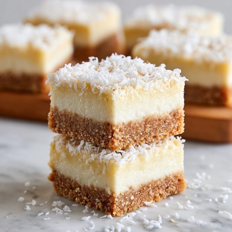 Easy and Irresistible Coconut Bars with a Buttery Crust Recipe