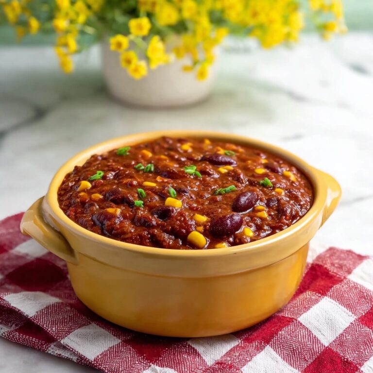 Classic Three-Bean Vegetarian Chili Recipe