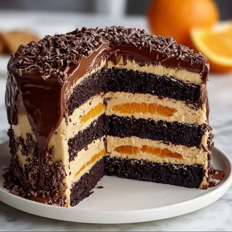 Chocolate Orange Layer Cake with Orange Curd – Easy & Delicious Recipe