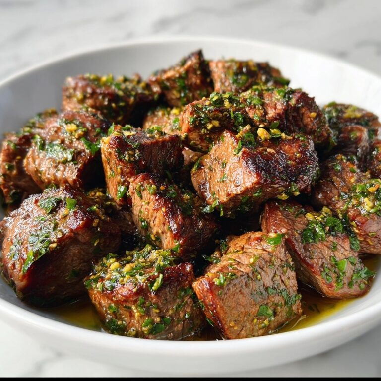 Crockpot Garlic Butter Steak Bites Recipe