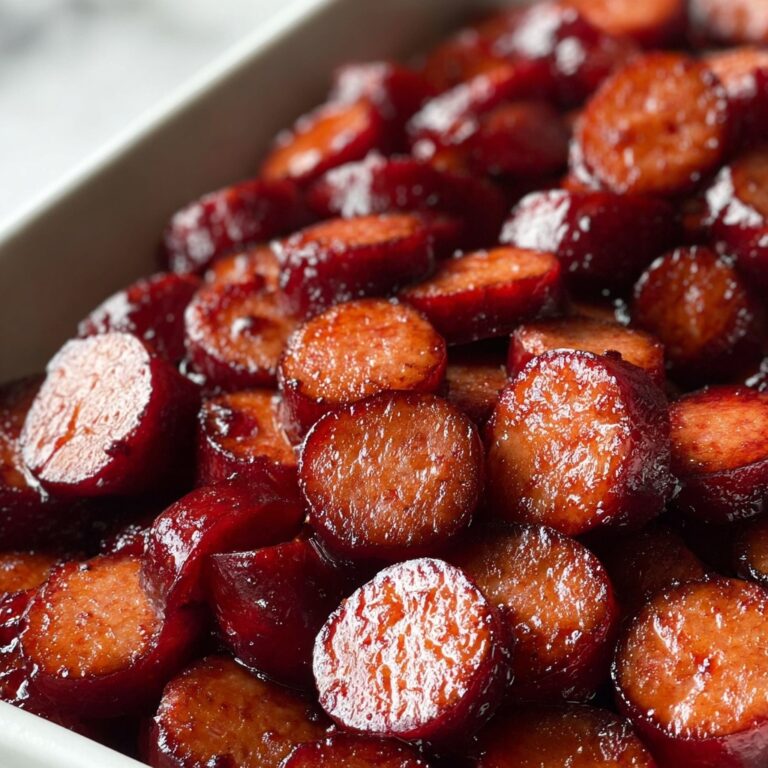 BBQ Sausage Bites Easy Recipe