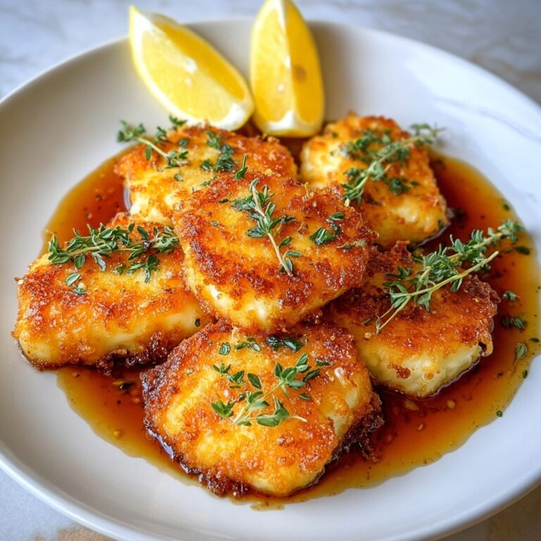 Pan-Fried Halloumi with Honey & Thyme Recipe