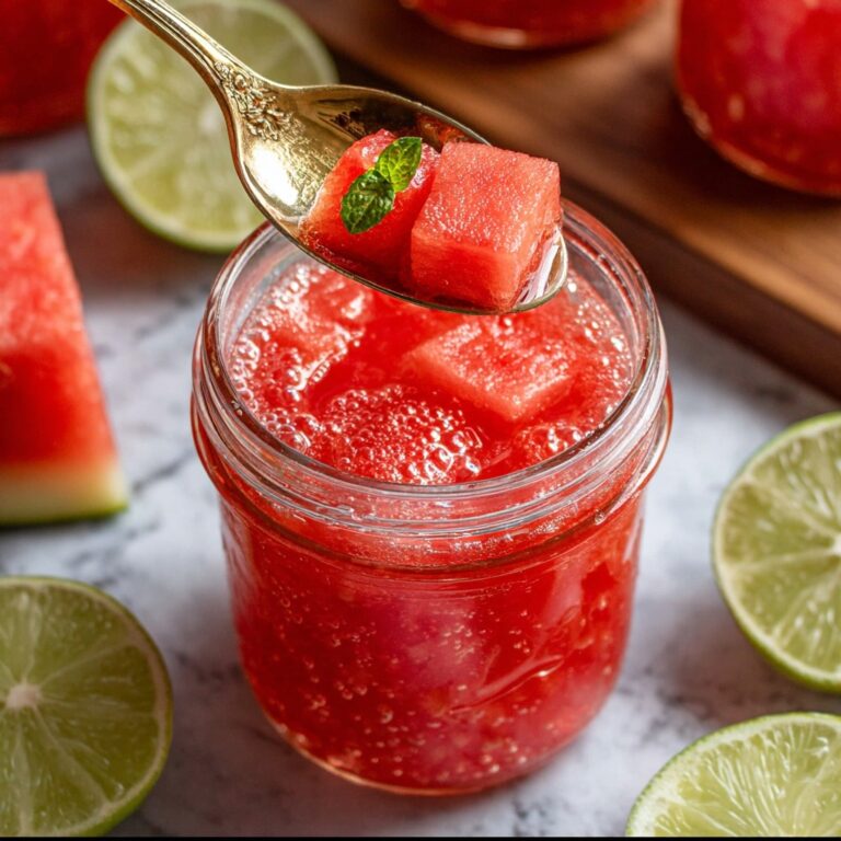 Watermelon Lime Jelly Preserves Recipe