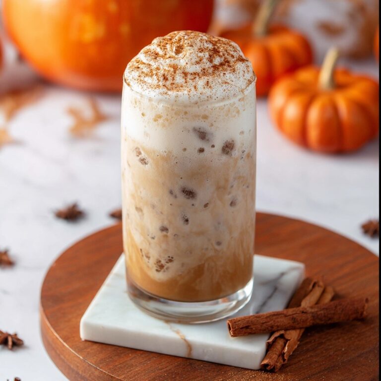Iced Pumpkin Cream Chai Latte Recipe