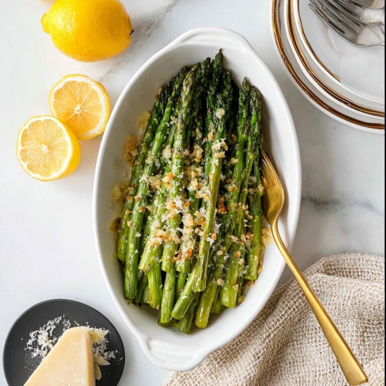 Garlic Parmesan Asparagus Recipe