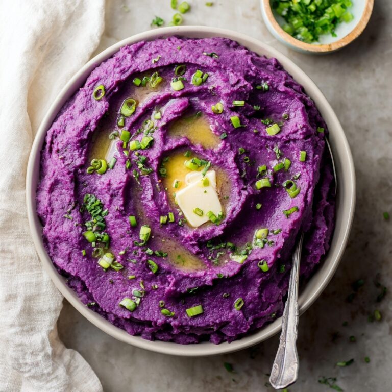 Quick & Easy Mashed Purple Sweet Potatoes (Side Dish) Recipe
