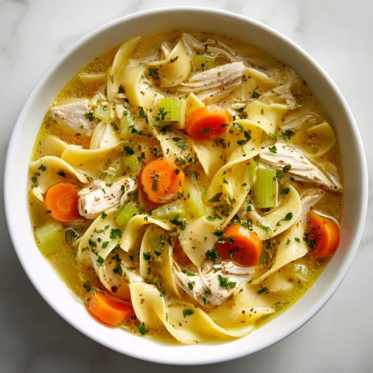 Homemade Chicken Noodle Soup Recipe