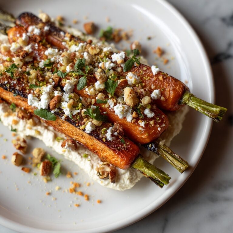 Roasted Carrots with Whipped Ricotta and Hot Honey Recipe