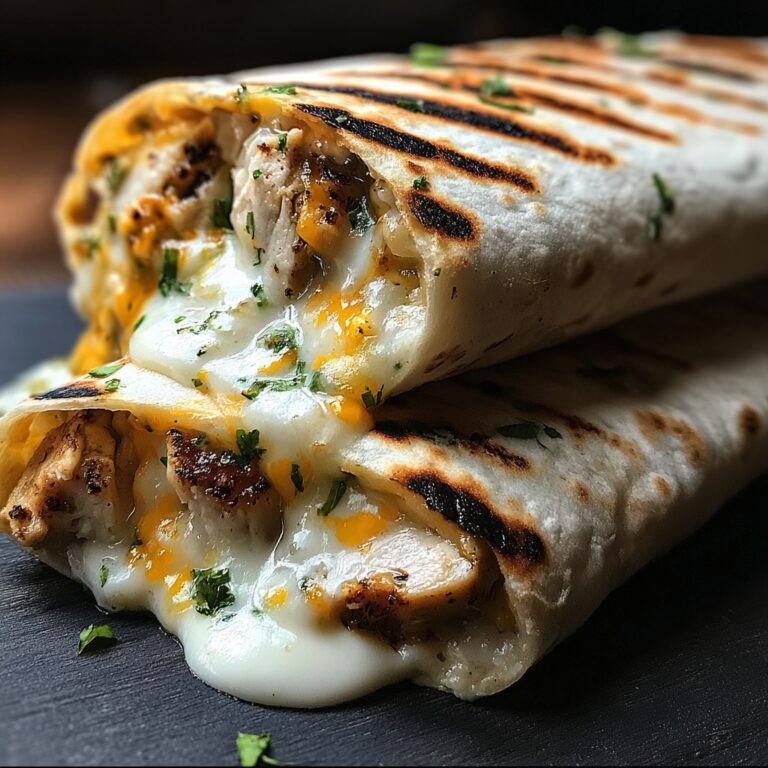 Best Cheesy Garlic Chicken Wraps Recipe