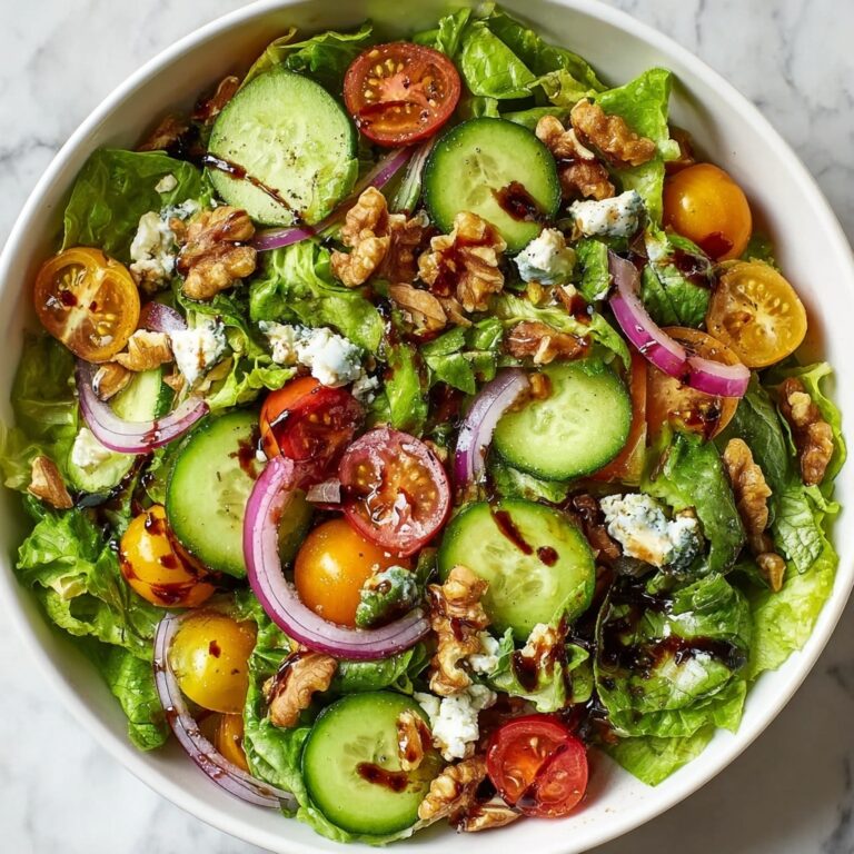 Divorce Salad: A Heartwarming Mixed Greens Salad with Feta, Walnuts, and Balsamic Dressing Recipe