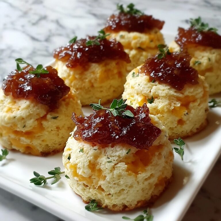 Cheesy Thumbprint Bacon Jam Recipe