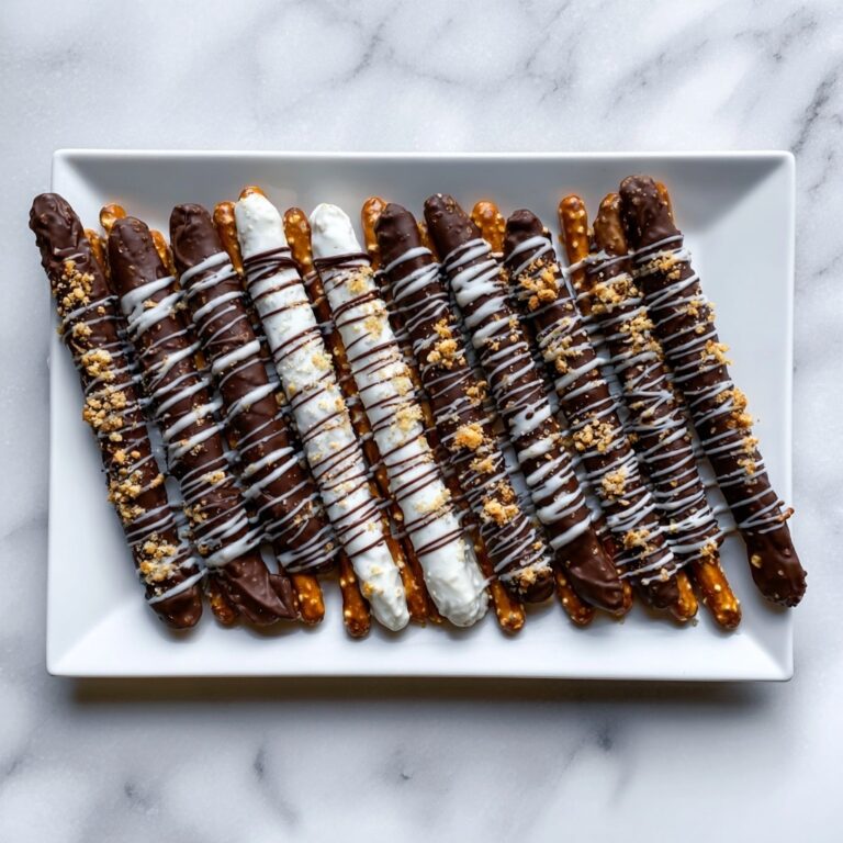 Chocolate-Covered Pretzel Rods Recipe