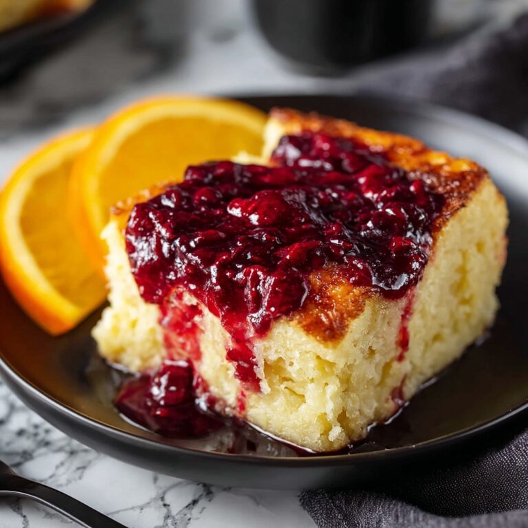 Cranberry French Toast Bake with Orange Cranberry Syrup Recipe