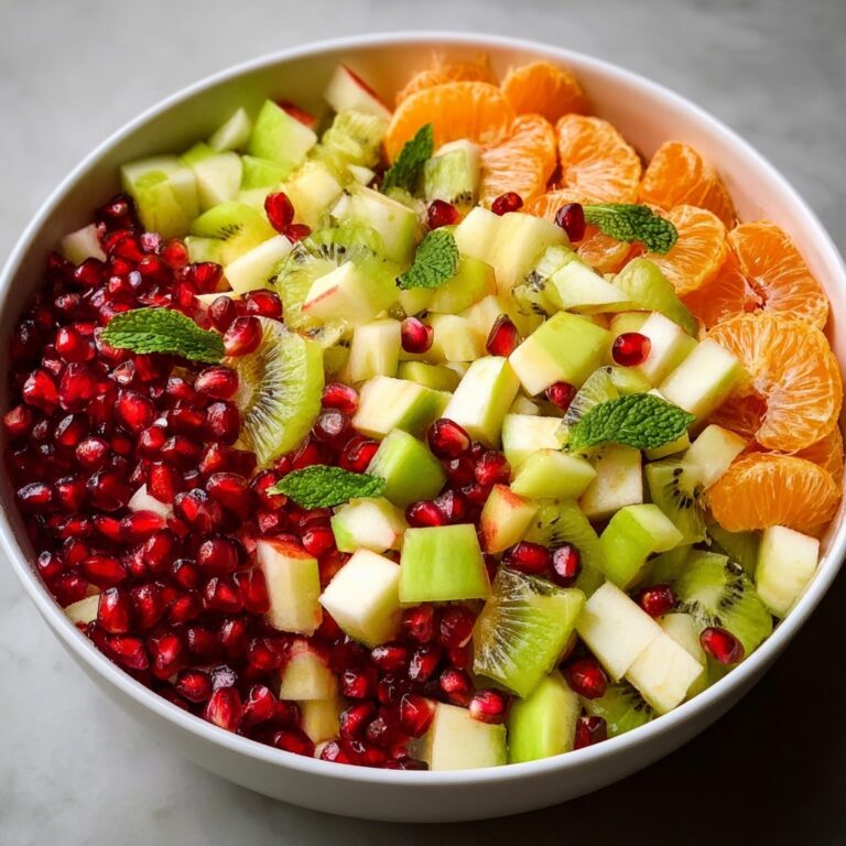 Winter Fruit Salad with Honey Lemon Dressing Recipe