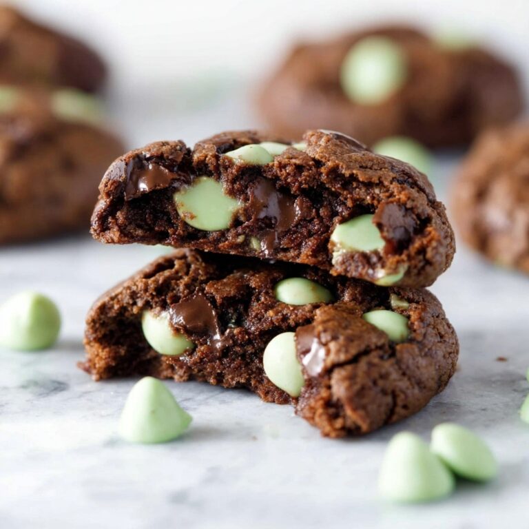 Chocolate Mint Chip Cookies Recipe