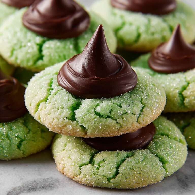 Grinch Cookies with Hershey’s Kisses Recipe