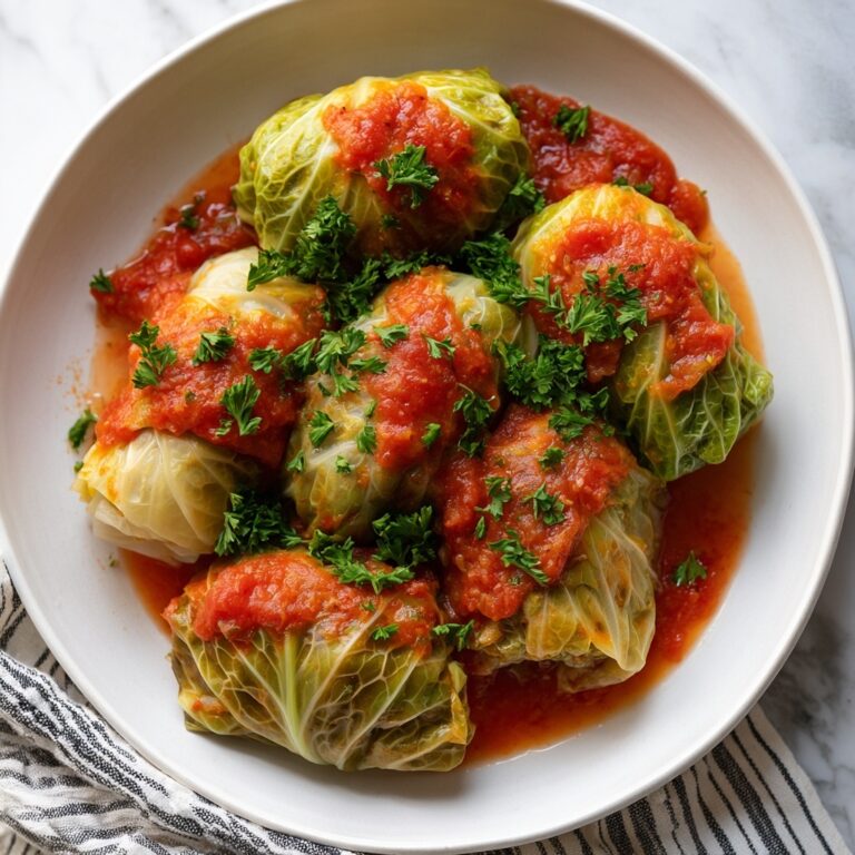 Vegan Malfouf: Stuffed Cabbage Rolls with Rice and Fresh Herbs Recipe
