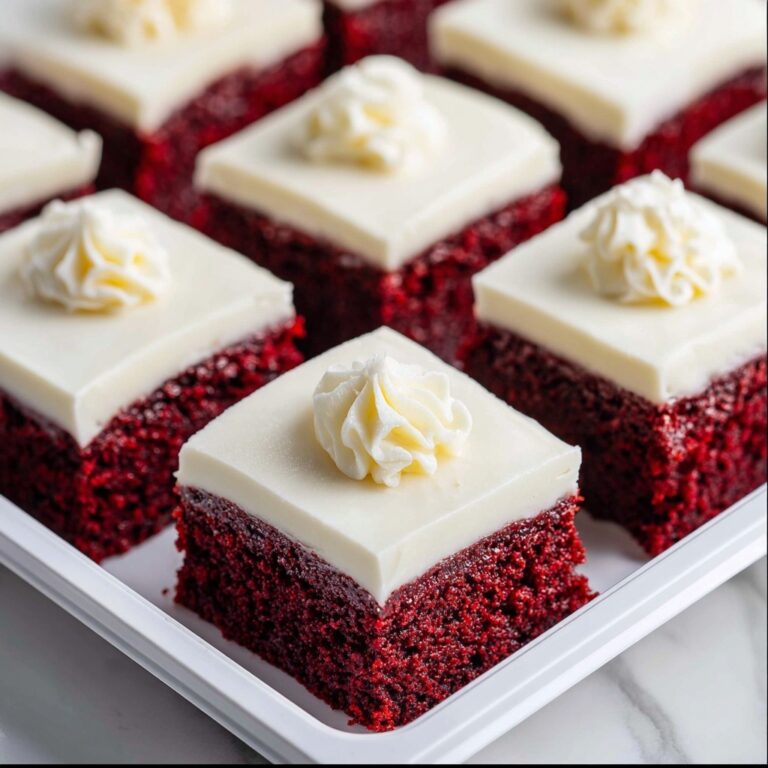 Red Velvet Brownies with Cream Cheese Frosting Recipe